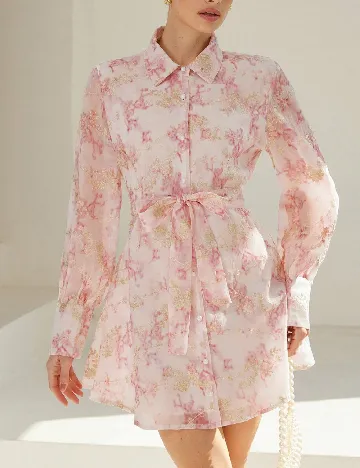 Rochie scurta Aveloria, roz