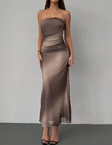 Rochie lunga SHEIN, maro