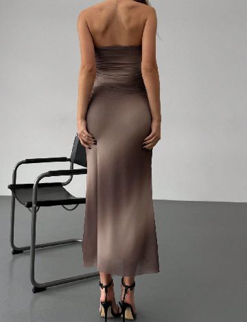 Rochie lunga SHEIN, maro