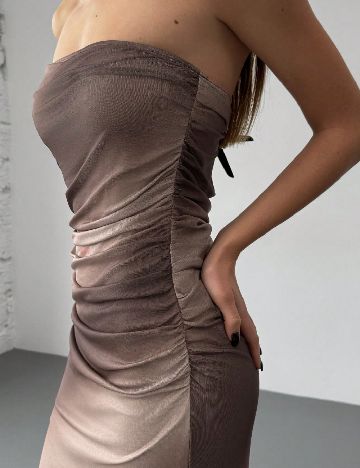 Rochie lunga SHEIN, maro