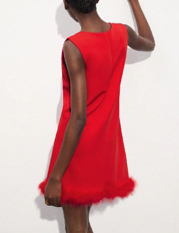 Rochie scurta SHEIN, rosu