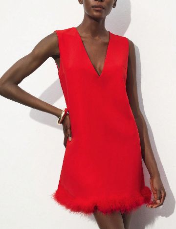 Rochie scurta SHEIN, rosu