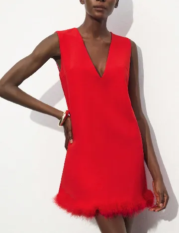 Rochie scurta SHEIN, rosu