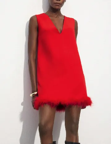 Rochie scurta SHEIN, rosu