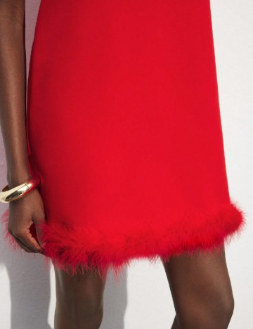 Rochie scurta SHEIN, rosu