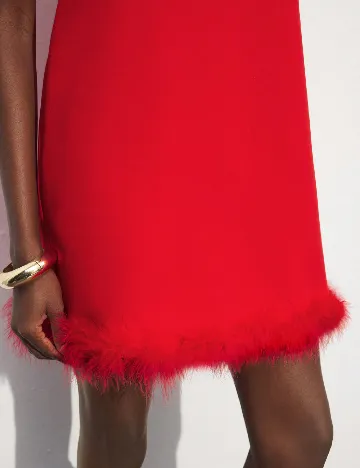 Rochie scurta SHEIN, rosu