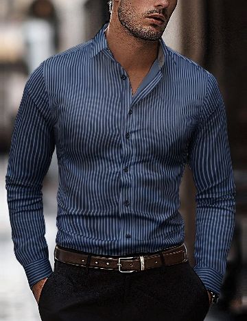 Camasa SHEIN, bleumarin