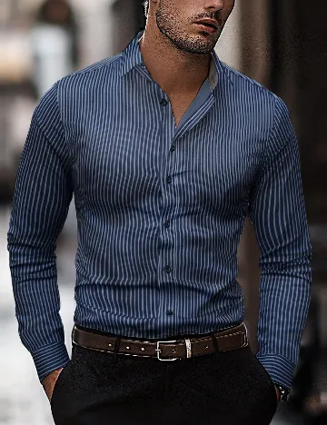 Camasa SHEIN, bleumarin