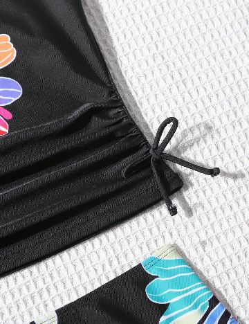 Costum de baie Shein Kids, floral print