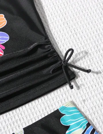 Costum de baie Shein Kids, floral print