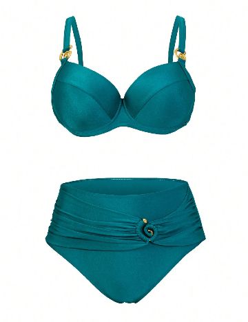 Costum de baie SHEIN, turcoaz