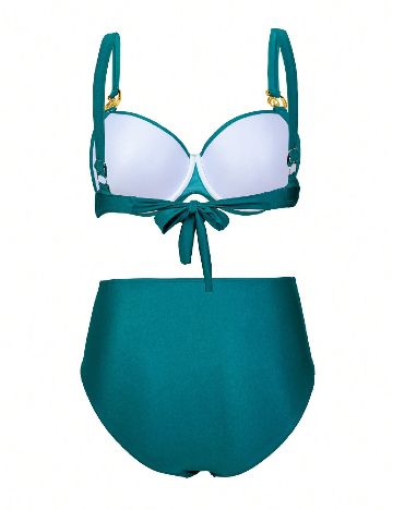 Costum de baie SHEIN, turcoaz