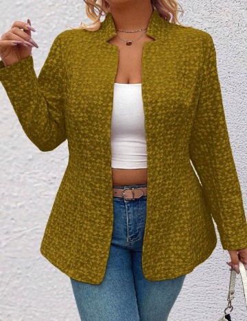 Blazer SHEIN CURVE, verde