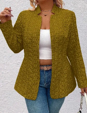 Blazer SHEIN CURVE, verde