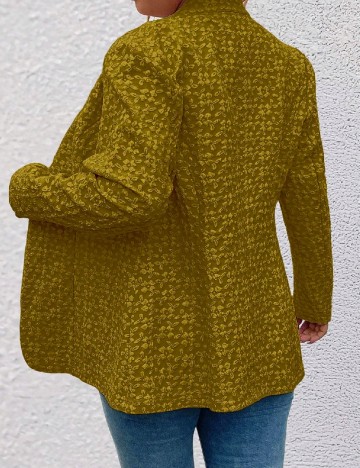 Blazer SHEIN CURVE, verde