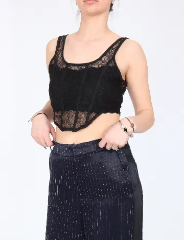 Pantaloni Zara, bleumarin