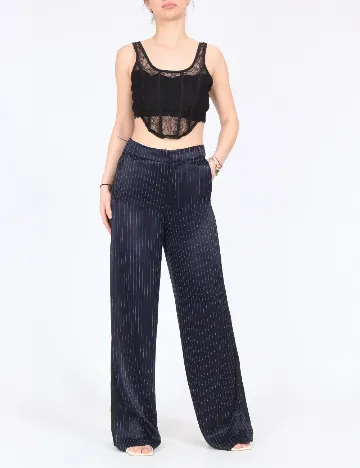 Pantaloni Zara, bleumarin