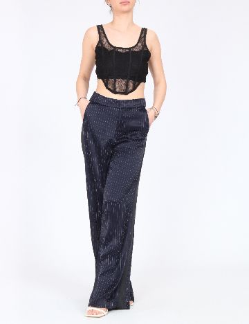 Pantaloni Zara, bleumarin