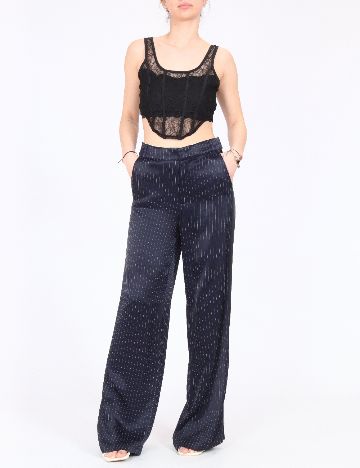 Pantaloni Zara, bleumarin