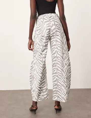 Blugi Arrange, alb/gri