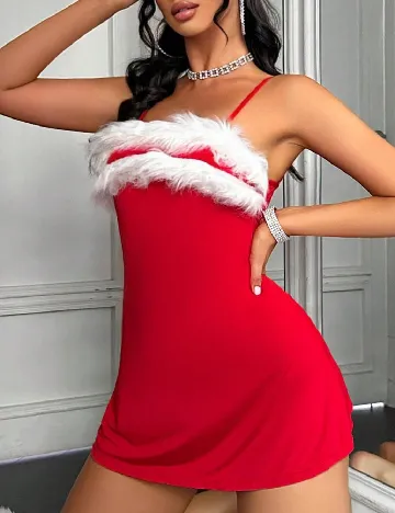 Rochie scurta SHEIN, rosu