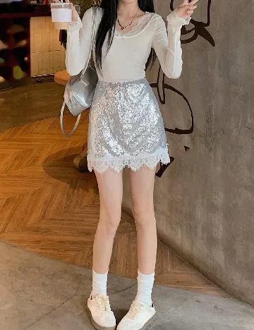 Fusta Dazy, argintiu