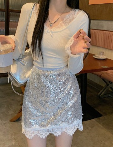 Fusta Dazy, argintiu