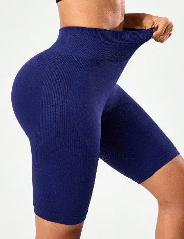 Colanti scurti SHEIN, albastru