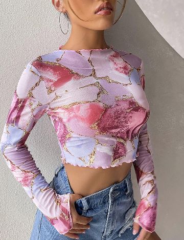 Top SHEIN, mix culori