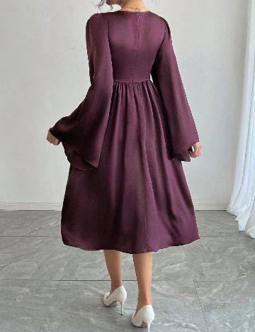 Rochie medie Dazy, mov