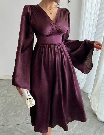 Rochie medie Dazy, mov