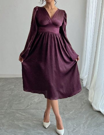 Rochie medie Dazy, mov