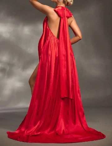 Rochie lunga SHEIN Maternity, rosu