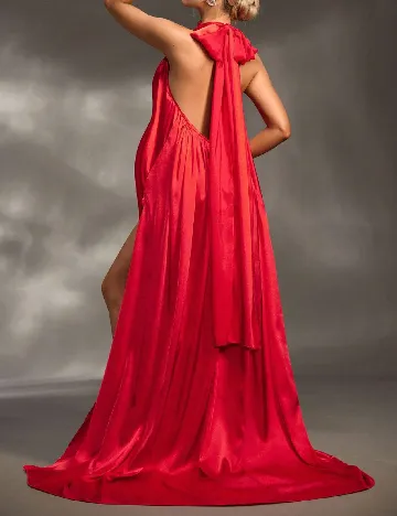 Rochie lunga SHEIN Maternity, rosu