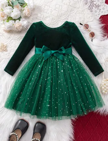 Rochie Shein Kids, verde