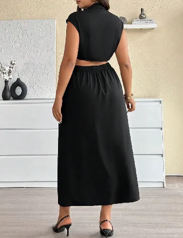 Rochie lunga SHEIN CURVE, negru