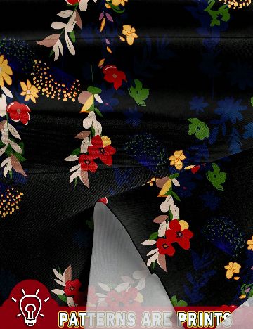 Rochie scurta SHEIN, floral print