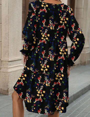 Rochie scurta SHEIN, floral print