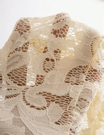 Rochie scurta SHEIN, crem