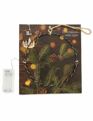 Decoratiune LED Acote, negru
