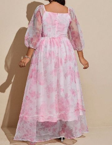 Rochie lunga SHEIN CURVE, roz