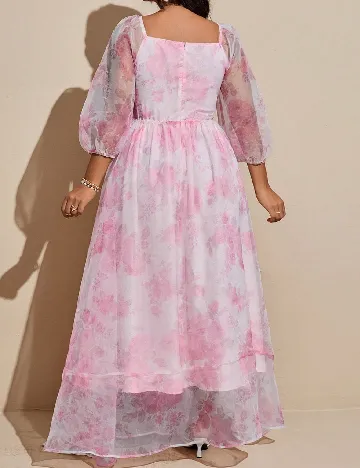 Rochie lunga SHEIN CURVE, roz