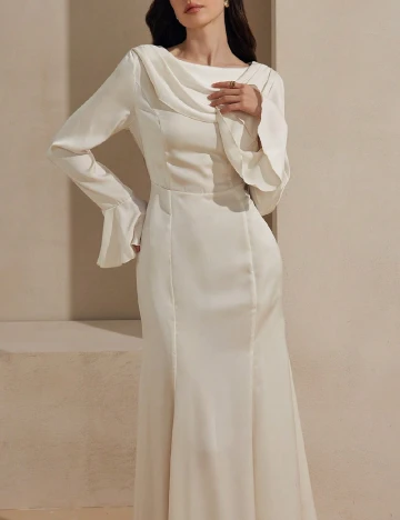 Rochie lunga SHEIN, ecru