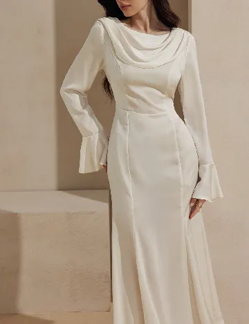 Rochie lunga SHEIN, ecru