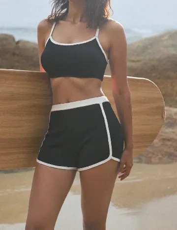 Costum de baie SHEIN, negru