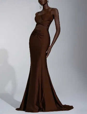 Rochie lunga SHEIN, maro