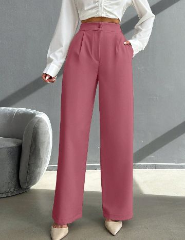 Pantaloni SHEIN, roz
