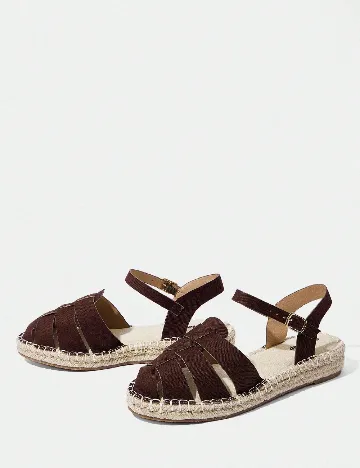Espadrile SHEIN, maro