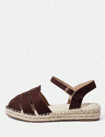 Espadrile SHEIN, maro