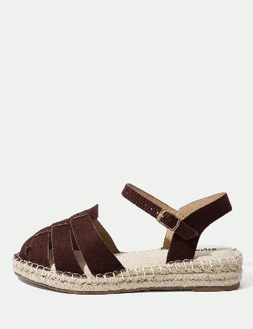 Espadrile SHEIN, maro